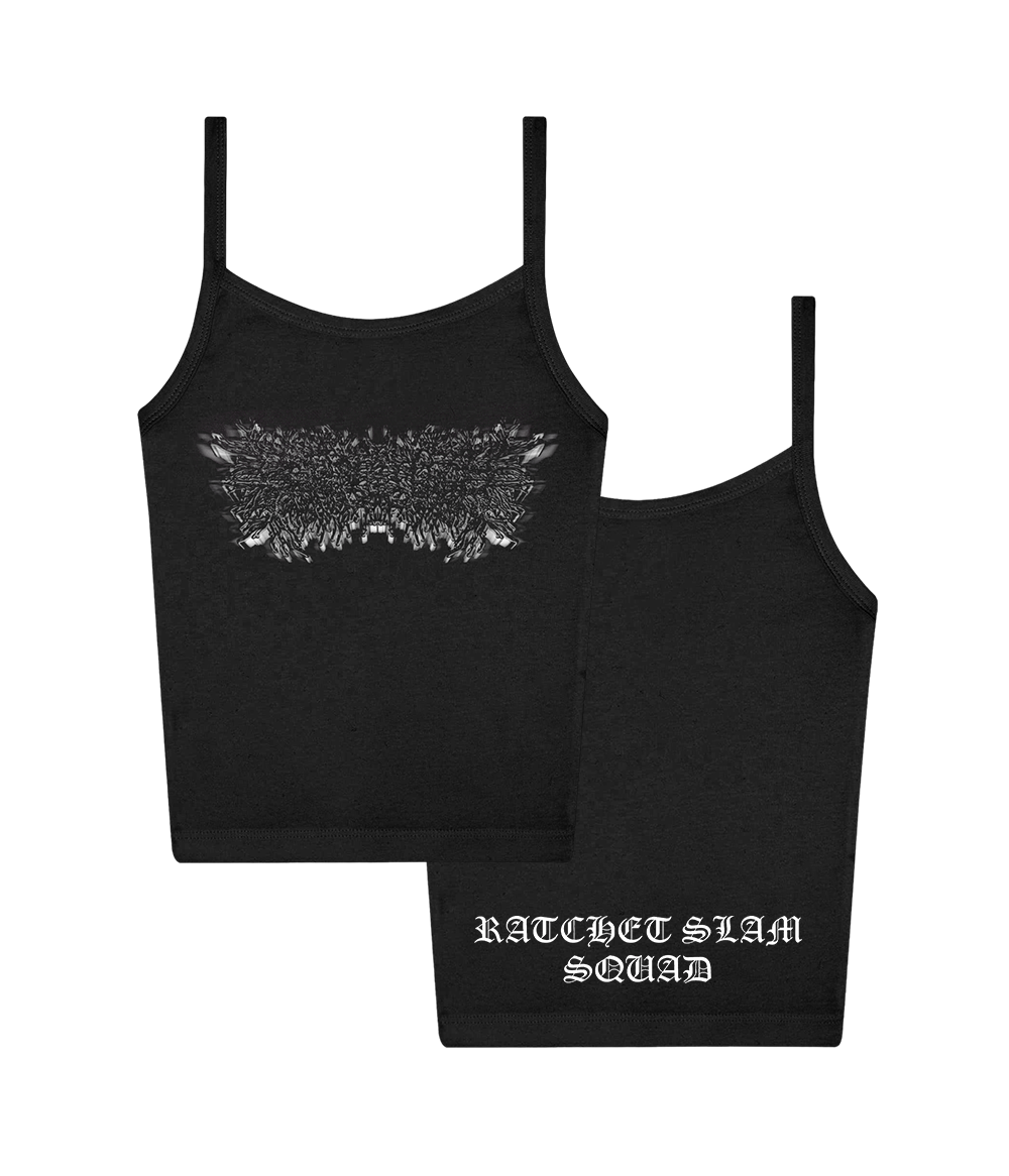 PeelingFlesh Womens Ratchet Squad Spaghetti Tank Top *PREORDER SHIPS 8/20