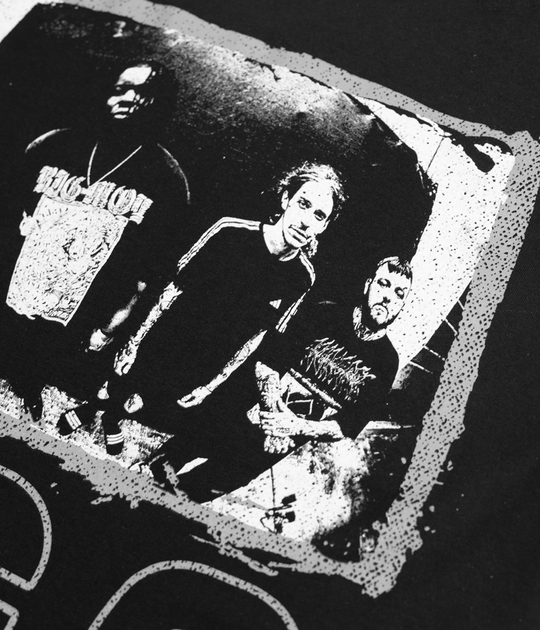 PeelingFlesh White Chrome Logo Shirt