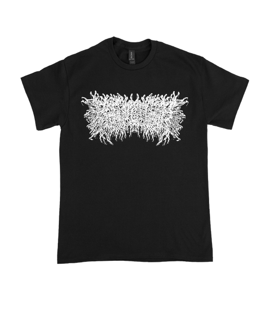 PeelingFlesh White Chrome Logo Shirt