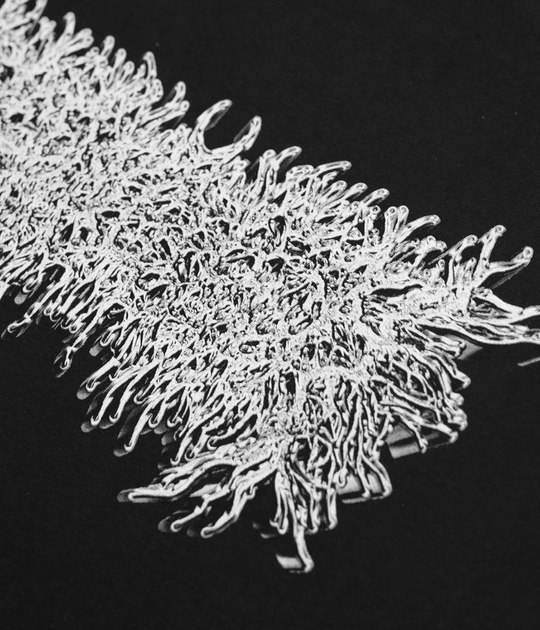 PeelingFlesh White Chrome Logo Shirt