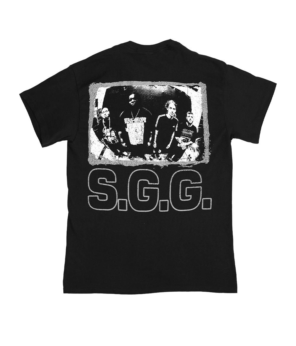 PeelingFlesh White Chrome Logo Shirt