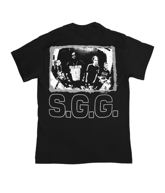 PeelingFlesh White Chrome Logo Shirt