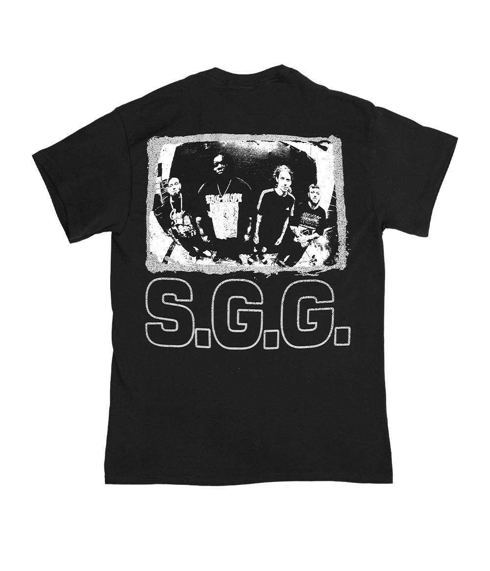 PeelingFlesh White Chrome Logo Shirt
