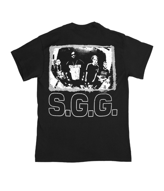 PeelingFlesh White Chrome Logo Shirt