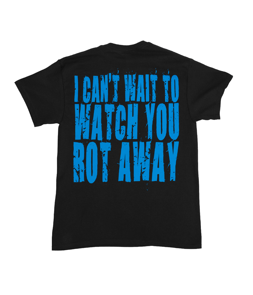 PeelingFlesh Blue Chrome Logo Shirt