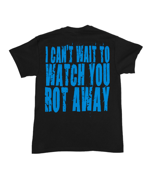 PeelingFlesh Blue Chrome Logo Shirt