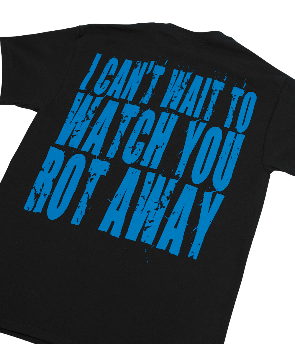 PeelingFlesh Blue Chrome Logo Shirt