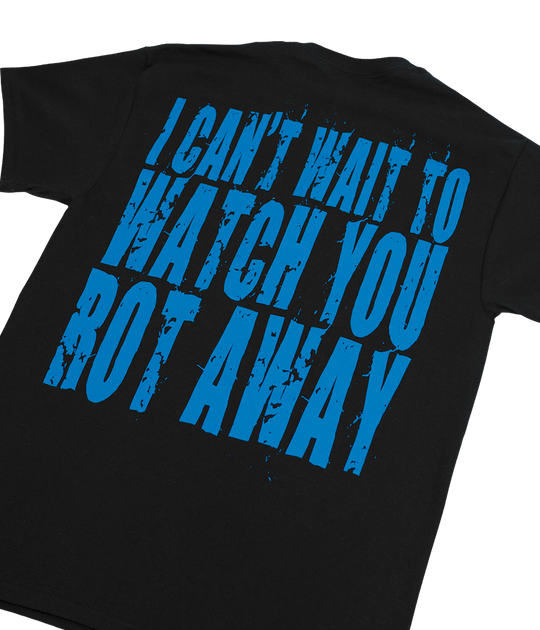 PeelingFlesh Blue Chrome Logo Shirt