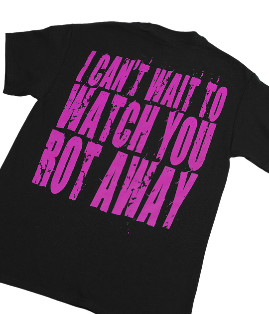 PeelingFlesh Pink Chrome Logo Shirt