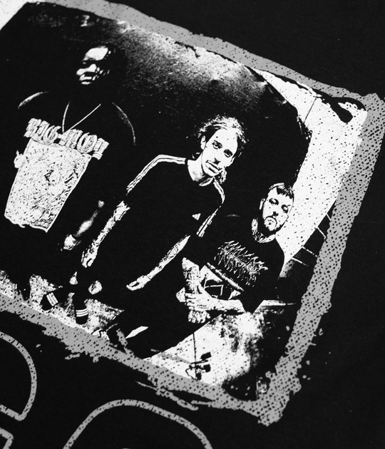 PeelingFlesh White Chrome Logo Shirt