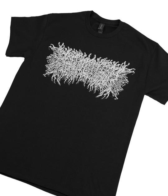 PeelingFlesh White Chrome Logo Shirt